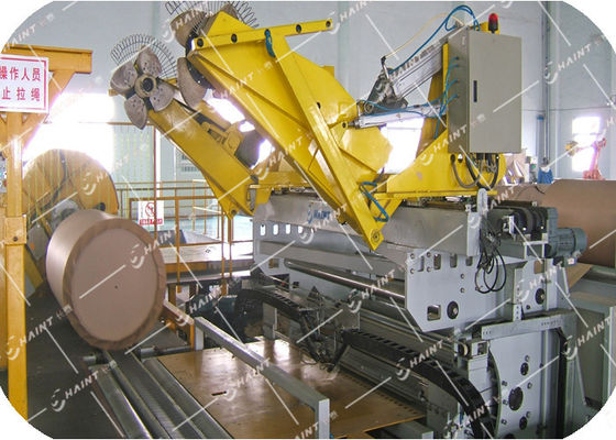 Jumbo Kraft Roll Wrapping Machine Fully Automated With Customized Color